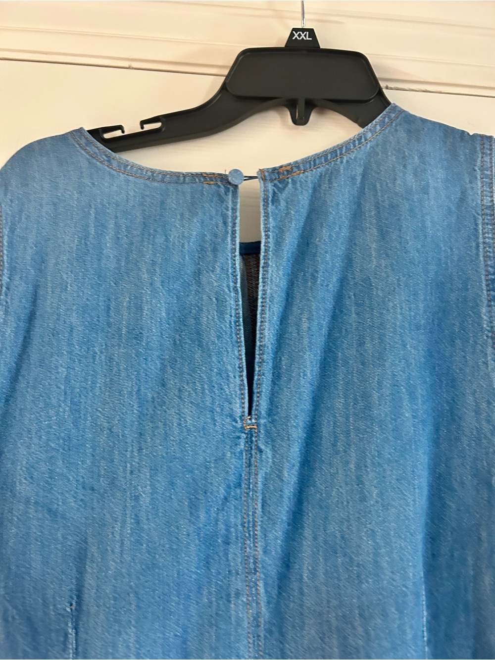 Lane Bryant Light Blue Denim Swing Dress - Picture 4 of 5